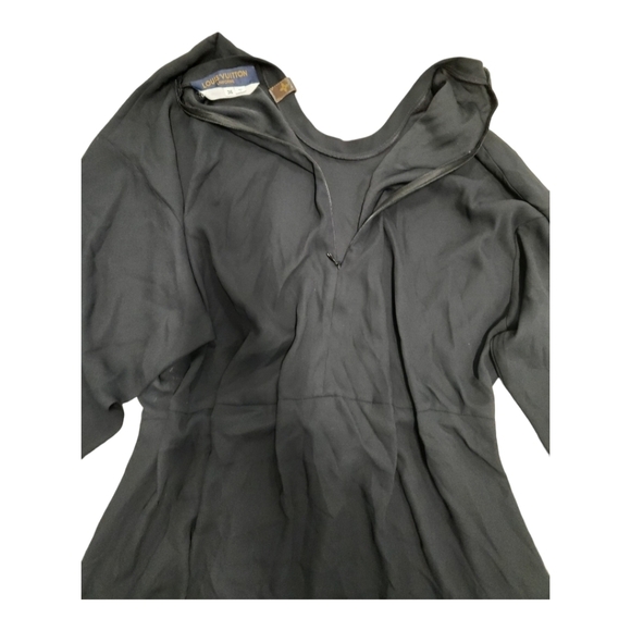 Louis Vuitton Uniforms Black Long Sleeve Sales Associate LV Midi Dress SZ 36 - Picture 7 of 14